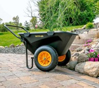 POLAR Vrtna kolica Cub Cart, 198 l, 127 x 71 x 74 cm, plastika, crna