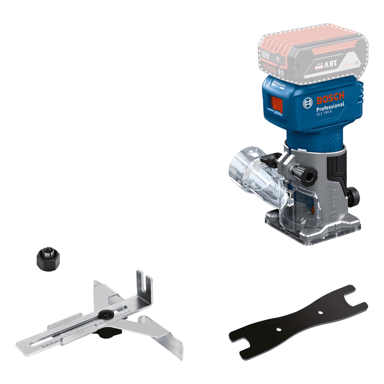 BOSCH PROFESSIONAL Akumulatorska glodalica za rubove GLF 18V-8 06016C6020, 18 V, bez akumulatora