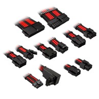 KOLINK Pleteni produžni kabel Core Pro 12V-2x6 Type 2 - Jet Black/Racing Red