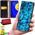 BLUEMOON Futrola tipa novčanik za Samsung Galaxy A36 / A56 - maska s otiskom i staklom 9H