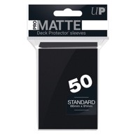 ULTRA PRO omoti za karte - PRO-Matte 50ct Standard Deck Protector sleeves: Black
