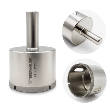 TITANIUM CERAMIX dijamantno svrdlo za keramiku, kameninu, staklo i pločice, 32 mm