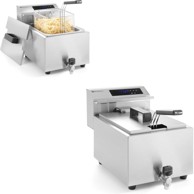 HENDI Mastercook digitalna friteza sa slavinom, 8 l, 3500 W