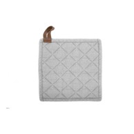 TISECO HOME STUDIO Set od 2 sive pamučne kuhinjske rukavice , 20 x 20 cm