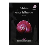 JMSOLUTION Tkaninska maska za lice Active Pink Snail Brightening Mask Prime 30 ml
