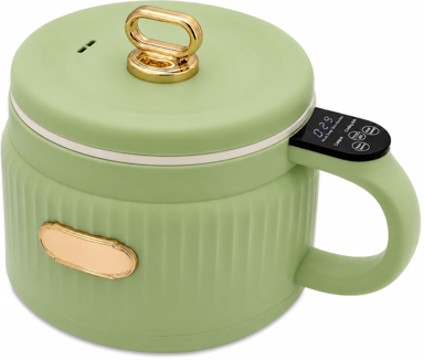 Električni kuhač za rižu multicooker 1,6 l, zeleni