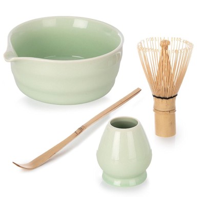 ARTEMIS Set za pripremu matcha čaja, sa zdjelom, pjenjačom, stalkom i žlicom