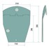 GRANIT Klizna papučica 390 mm VICON KVERNELAND 5512510086