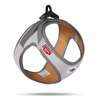CURLI Oprsnica za pse Glow Clasp, reflektirajuća siva, S