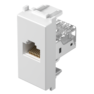 TEM MODUL Utičnica CAT5e KS RJ45 8/8, 1 mjesto, KM37, PW bijela