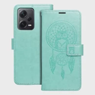 MEZZO Preklopna torbica Book Case za Xiaomi Redmi Note 12 Pro Plus 5G, dreamcatcher green