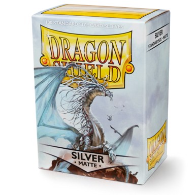 DRAGON SHIELD Omoti za karte Standard Size Matte, srebrni, 100 kom.