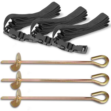 Sidra za trampolin, set, 3 kom