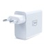 3MK Zidni punjač FlowPower, 45 W, USB-A i USB-C, bijeli