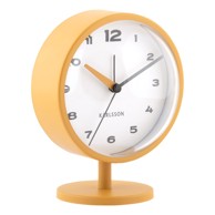 KARLSSON Budilica Brisk Dome ø 11 cm, prirodna