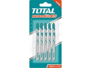 TOTAL Listovi ubodne pile TAC51111C za drvo 75 mm set 5 kom