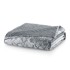 DECOKING Bijelo-sivi dvostrani prekrivač od mikrovlakana Alhambra, 260 x 240 cm