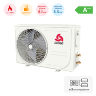 CHIGO multi split vanjska jedinica 5,3 kW Z2OB-18HRIN4, 2 izlaza, R32, A++, s grijačem