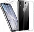Silikonska maska za Apple iPhone XR Lyzxmy + 3x kaljeno staklo, prozirna TPU maska