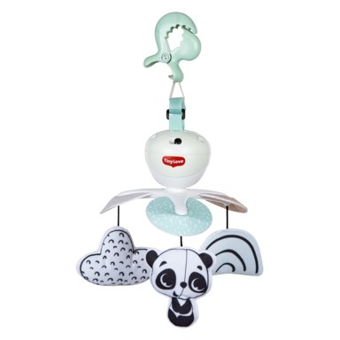 TINY LOVE Glazbeni vrtuljak panda, Take Along Black&White Decor
