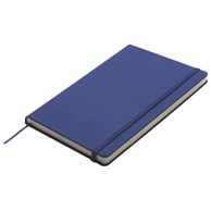 KIEL Notes 13 × 21 cm, čisti, 95 listova, s gumicom, plavi