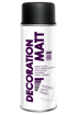 DECO COLOR Matt univerzalni lak RAL 9005, 400 ml, crni