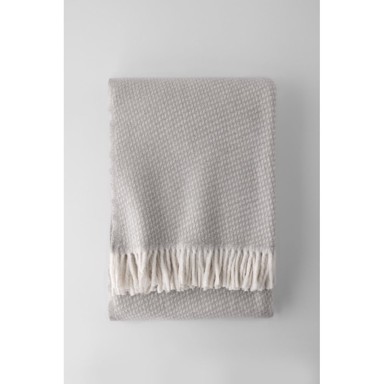 EUROMANT Svijetlosivi pokrivač s pamukom Ruby, 140x160 cm