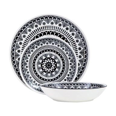 PREMIER HOUSEWARES Servis za jelo 12 kom od kamenine Maya