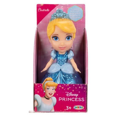 JAKKS PACIFIC Lutka, Disney Princess and Frozen Mini Dolls, 7 cm, sorto