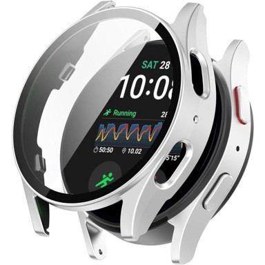 GS Zaštitna maskica s kaljenim staklom za Samsung Galaxy Watch7, 40 mm, srebrna