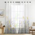 NIKCORP Poluprozirne voalne zavjese tekstura zrna, 2 kom, 140x245 cm, bijele