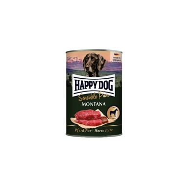 HAPPY DOG Pur Montana Konj 400 g