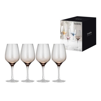 LADELLE Čaše u setu 4 kom vinske 680 ml Prism