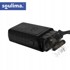SOULIMA muški bežični brijač za lice i bradu s USB punjenjem, LCD zaslonom i 2 oštrice, crni
