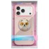 NIMMY Glasses Cool Dog MagSafe maskica za iPhone 17 Pro Max, roza