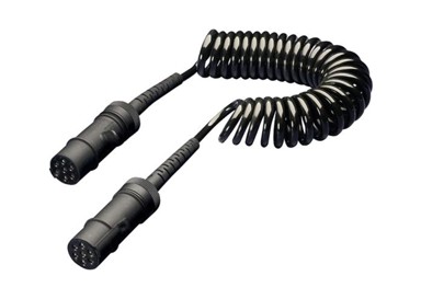 KAMAR Spiralni kabel struje za kamion/prikolicu PVC 24V, 7 PIN, N, E1214