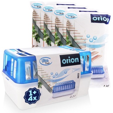 ORION apsorber vlage XL Ultra Fresh 2,2 l s ulošcima, 5 kom.