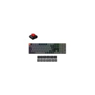 KEYCHRON Bežična/žičana tipkovnica K5X-H1, Carbon Black, RGB, 100% Layout, Red Switch, UK Layout