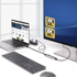 STARTECH Adapter kabel HDMI na DisplayPort 8K 0,3 m, crni/srebrni