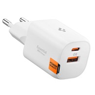 SPIGEN Kućni punjač, Essential GaN, ACH09462, USB-A + USB-C, 35 W