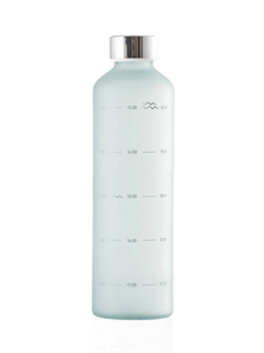 EQUA Staklena boca Mismatch Water O'clock, bez BPA, 750 ml, staklo