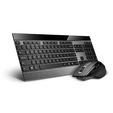 RAPOO Komplet tipkovnice i miša 9900M, bežični/Bluetooth, crni