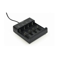 GEMBIRD Digitalni sat s funkcijom alarma i bežičnog punjenja, crni