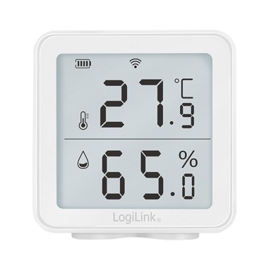 LOGILINK Elektronički higrometar SC0116, unutarnji, bijela