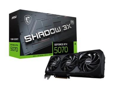 MSI Grafička kartica GeForce RTX 5070 SHADOW 3X OC 12GB GDDR7