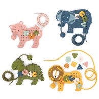 TRIXIE Drvena igra vezanja Animals