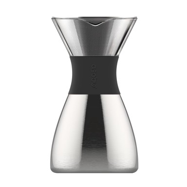 ASOBU Aparat za hladno kuhanu kavu PourOver, crno-srebrni