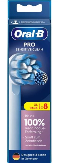 ORAL-B Zamjenske četkice Pro Sensitive Clean, 8 nastavaka