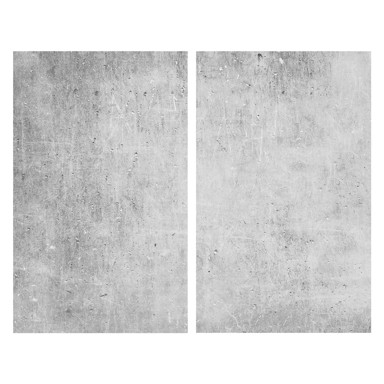 Poklopci za štednjake od kaljenog stakla, 2 kom 52x30 cm