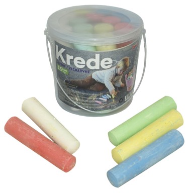 Set jumbo kreda u boji, 15/1 paket u kantici